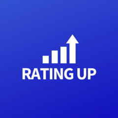 Company rate. Лого rate up. Компания rating up.